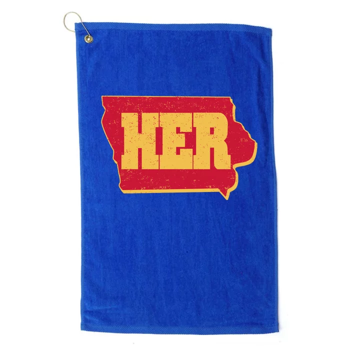 Iowa State Her Basketball Sports Fan Platinum Collection Golf Towel