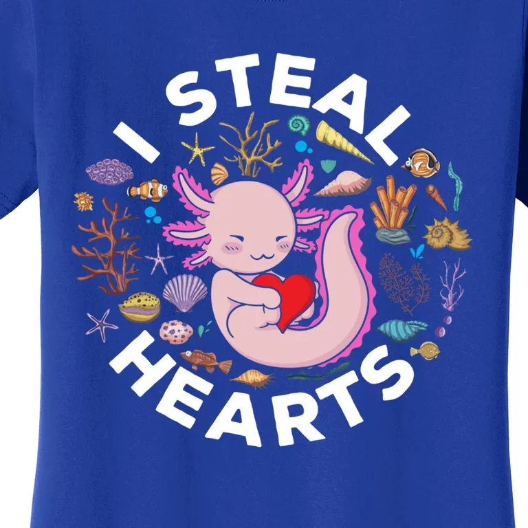 I Steal Hearts Axolotl Gift Women's T-Shirt