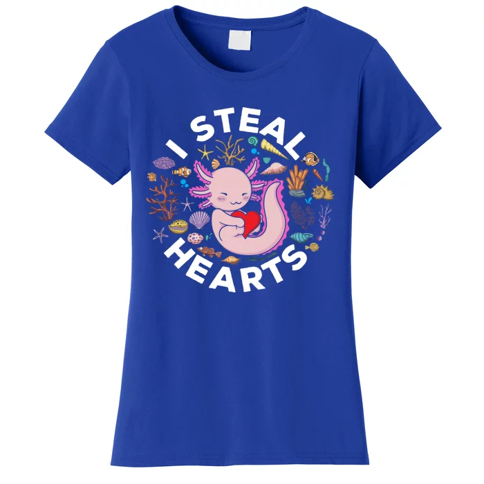 I Steal Hearts Axolotl Gift Women's T-Shirt