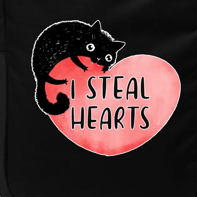 I Steal Hearts Cute Cat Valentin Quote Gift Impact Tech Backpack