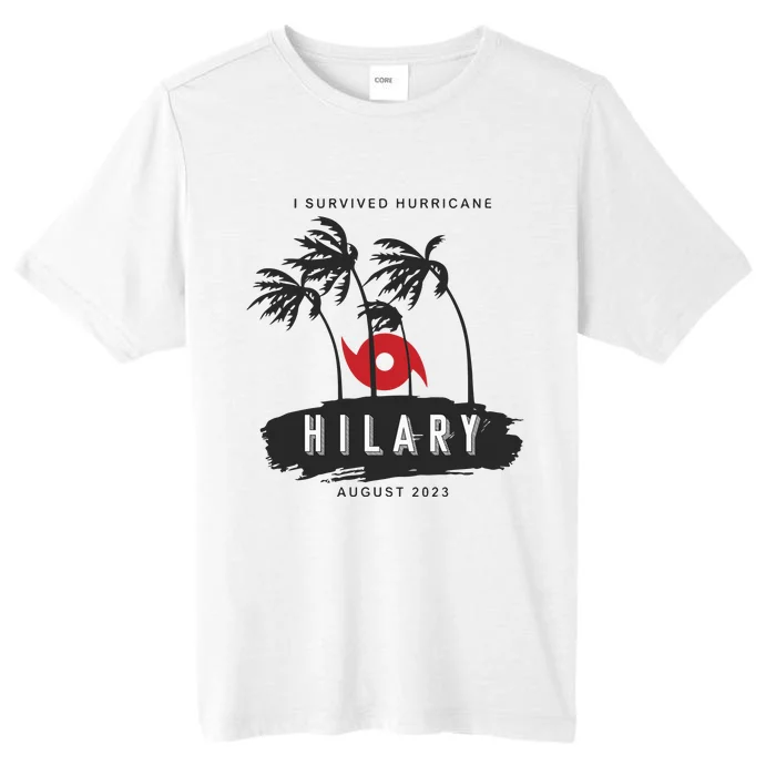 I Survived Hurricane Hilary California Strong ChromaSoft Performance T-Shirt