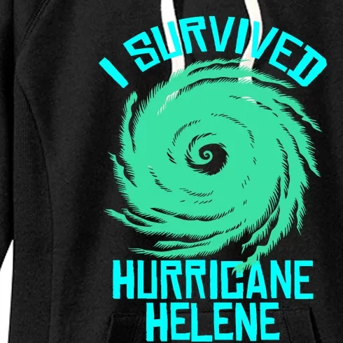 I Survived Hurricane Helene Florida 2024 Women's Fleece Hoodie