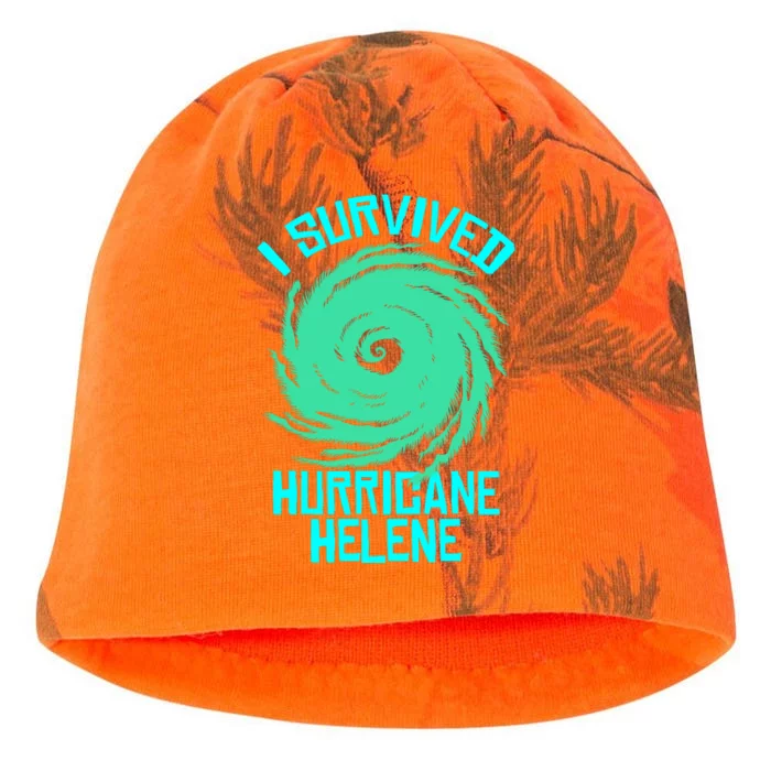 I Survived Hurricane Helene Florida 2024 Kati - Camo Knit Beanie