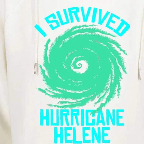 I Survived Hurricane Helene Florida 2024 Womens Funnel Neck Pullover Hood