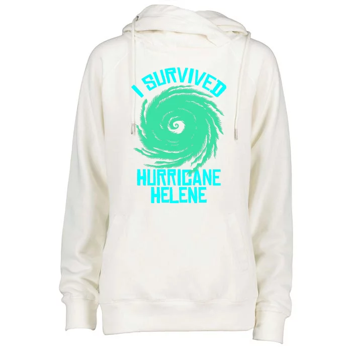 I Survived Hurricane Helene Florida 2024 Womens Funnel Neck Pullover Hood