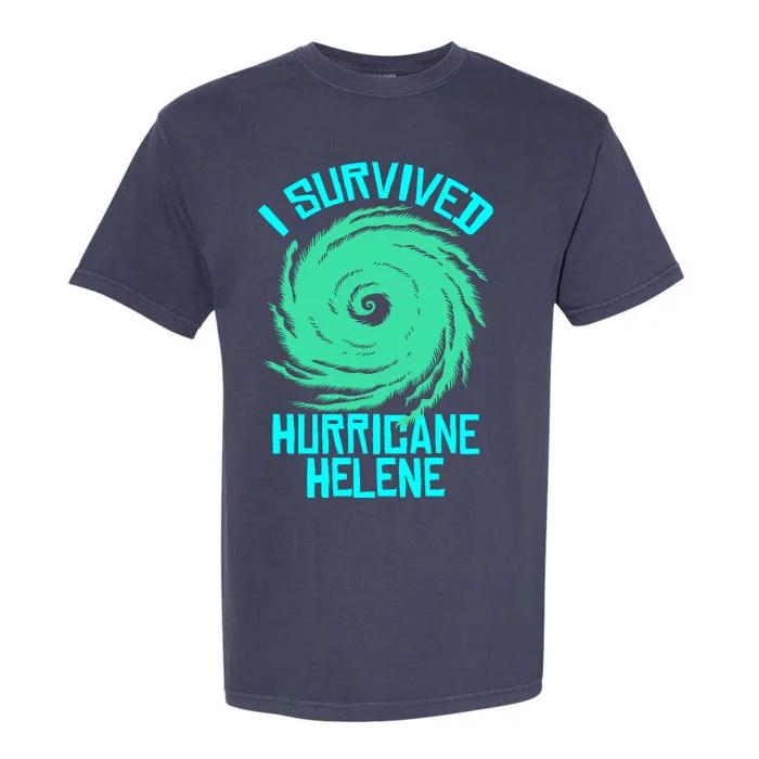 I Survived Hurricane Helene Florida 2024 Garment-Dyed Heavyweight T-Shirt