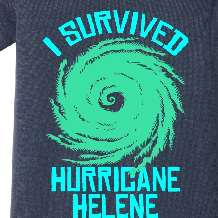 I Survived Hurricane Helene Florida 2024 Baby Bodysuit