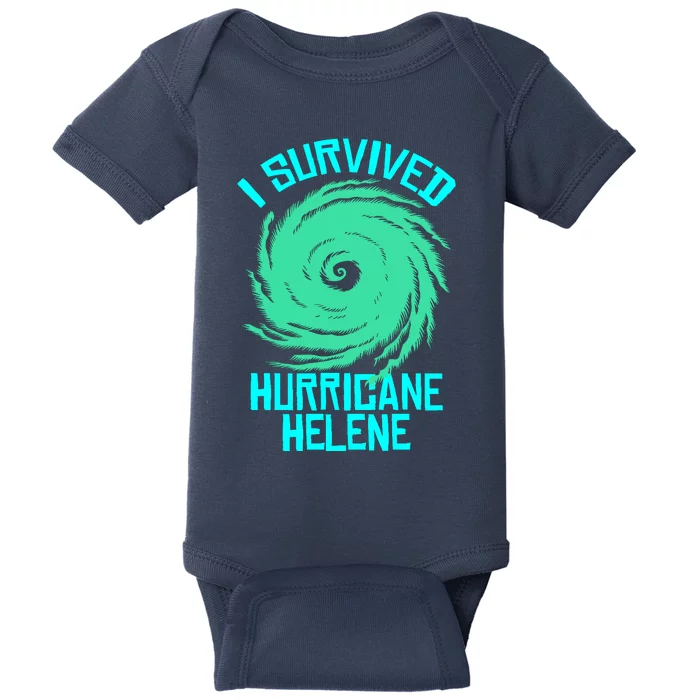 I Survived Hurricane Helene Florida 2024 Baby Bodysuit