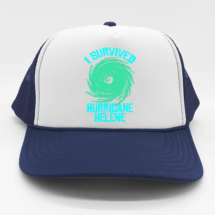 I Survived Hurricane Helene Florida 2024 Trucker Hat