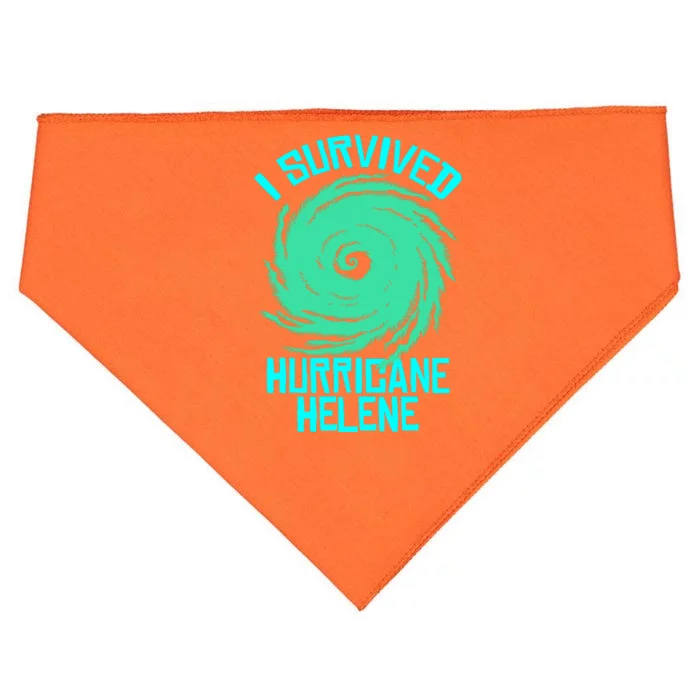 I Survived Hurricane Helene Florida 2024 USA-Made Doggie Bandana