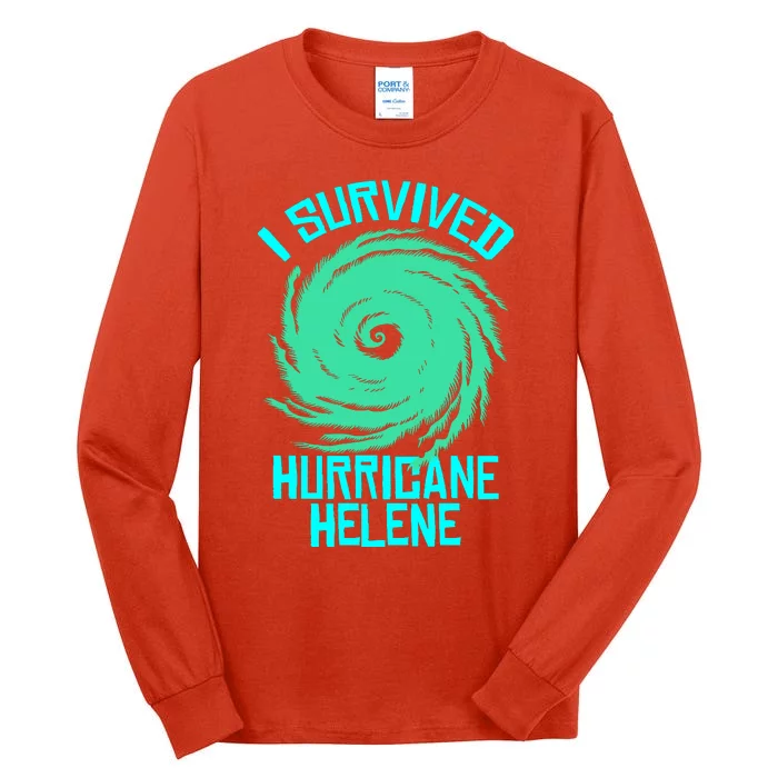 I Survived Hurricane Helene Florida 2024 Tall Long Sleeve T-Shirt