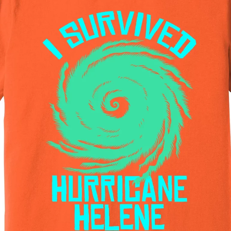 I Survived Hurricane Helene Florida 2024 Premium T-Shirt