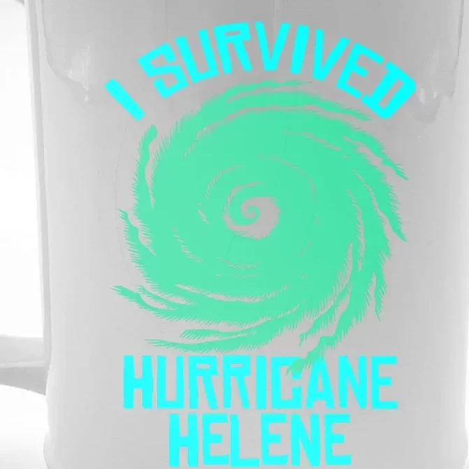 I Survived Hurricane Helene Florida 2024 Front & Back Beer Stein