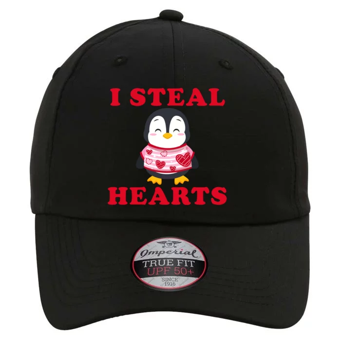 I Steal Hearts Funny Valentines Day Penguin Cool Cute Gift The Original Performance Cap