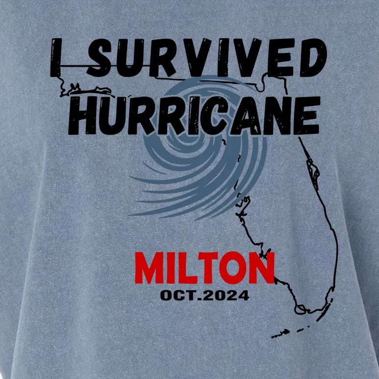 I Survived Hurricane Milton Oct 2024 Garment-Dyed Women's Muscle Tee