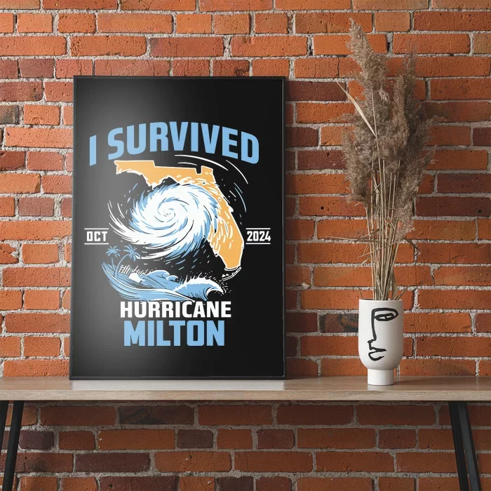 I Survived Hurricane Milton Florida Hurricane Oct 2024 Poster