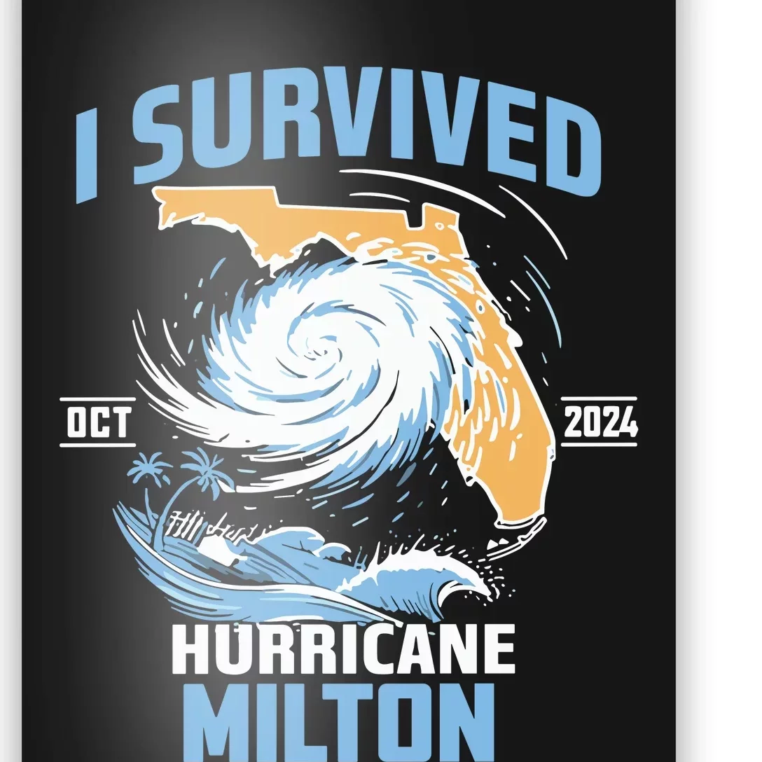 I Survived Hurricane Milton Florida Hurricane Oct 2024 Poster