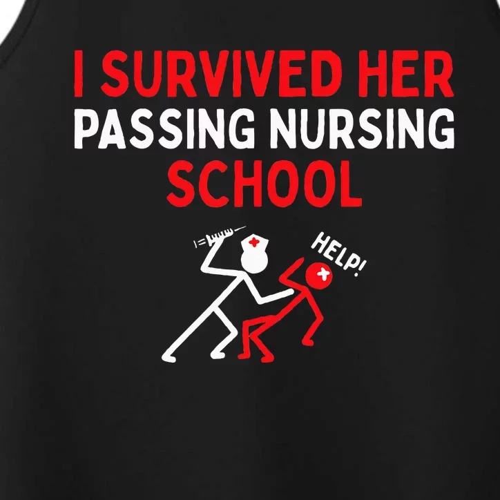 I Survived Her Passing Nursing School Graduate Nurse Performance Tank