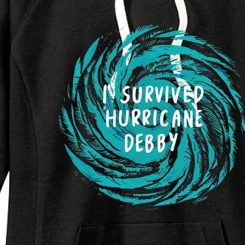 I Survived Hurricane Debby 2024 Florida Women's Fleece Hoodie