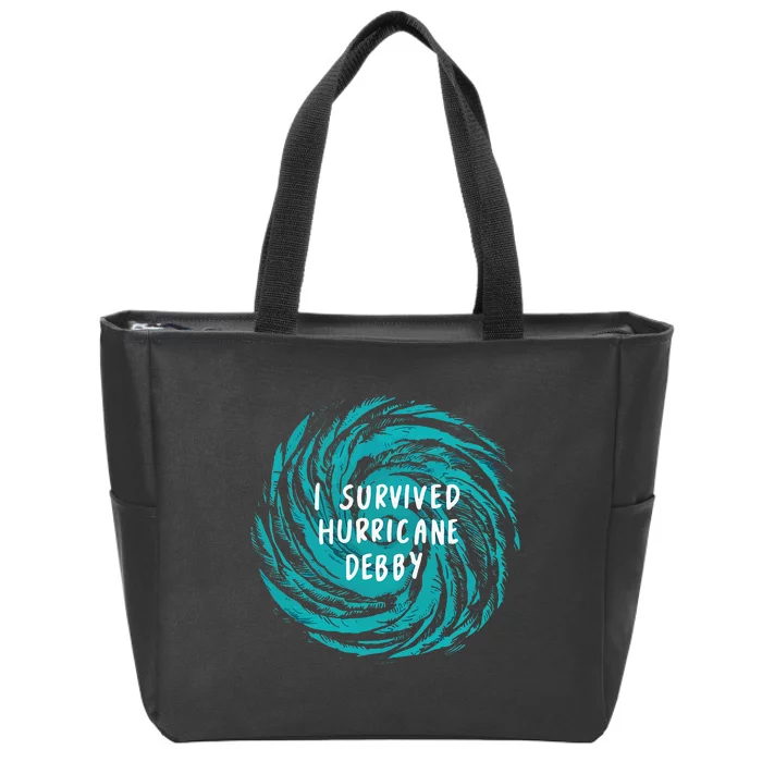 I Survived Hurricane Debby 2024 Florida Zip Tote Bag