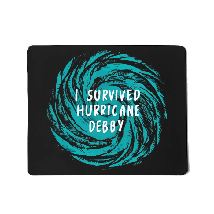 I Survived Hurricane Debby 2024 Mousepad