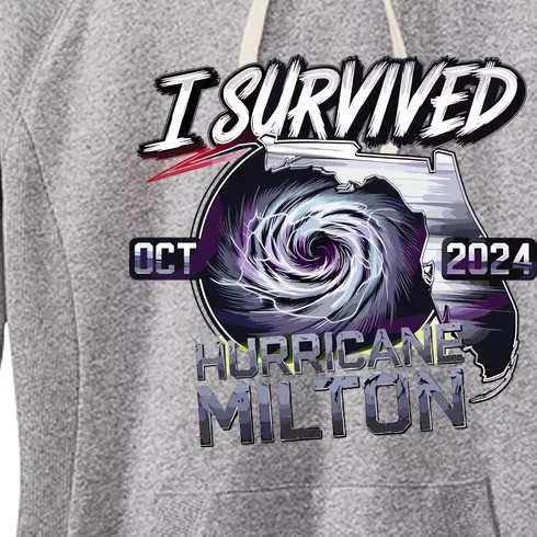 I Survived Hurricane Milton 2024 Women's Fleece Hoodie