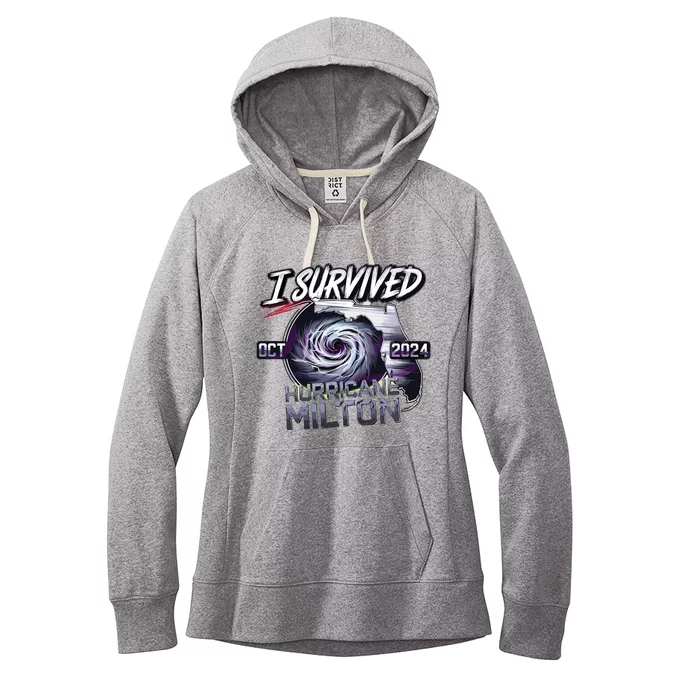 I Survived Hurricane Milton 2024 Women's Fleece Hoodie