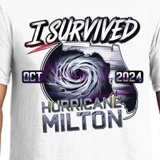 I Survived Hurricane Milton 2024 Pajama Set