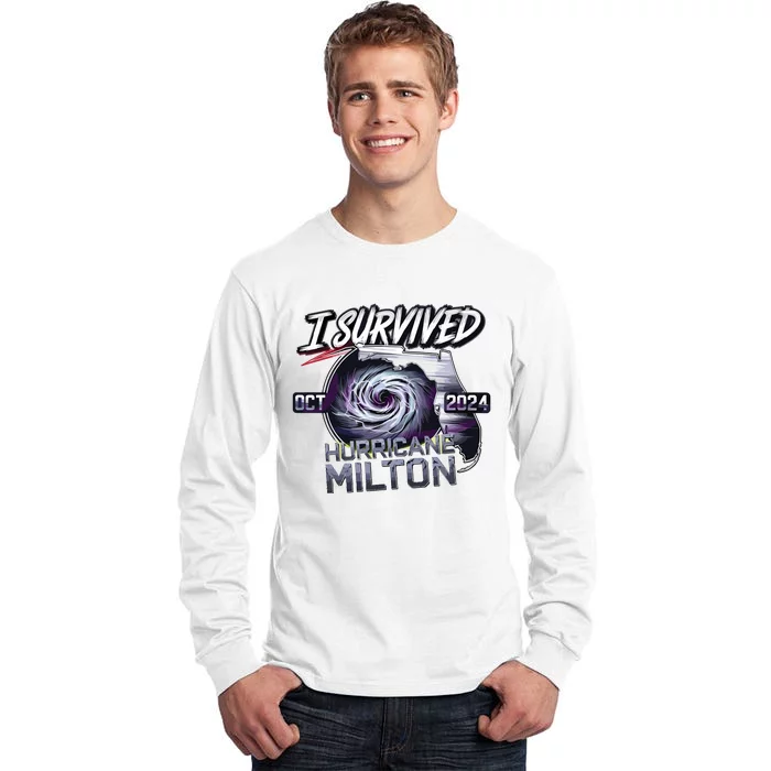 I Survived Hurricane Milton 2024 Tall Long Sleeve T-Shirt