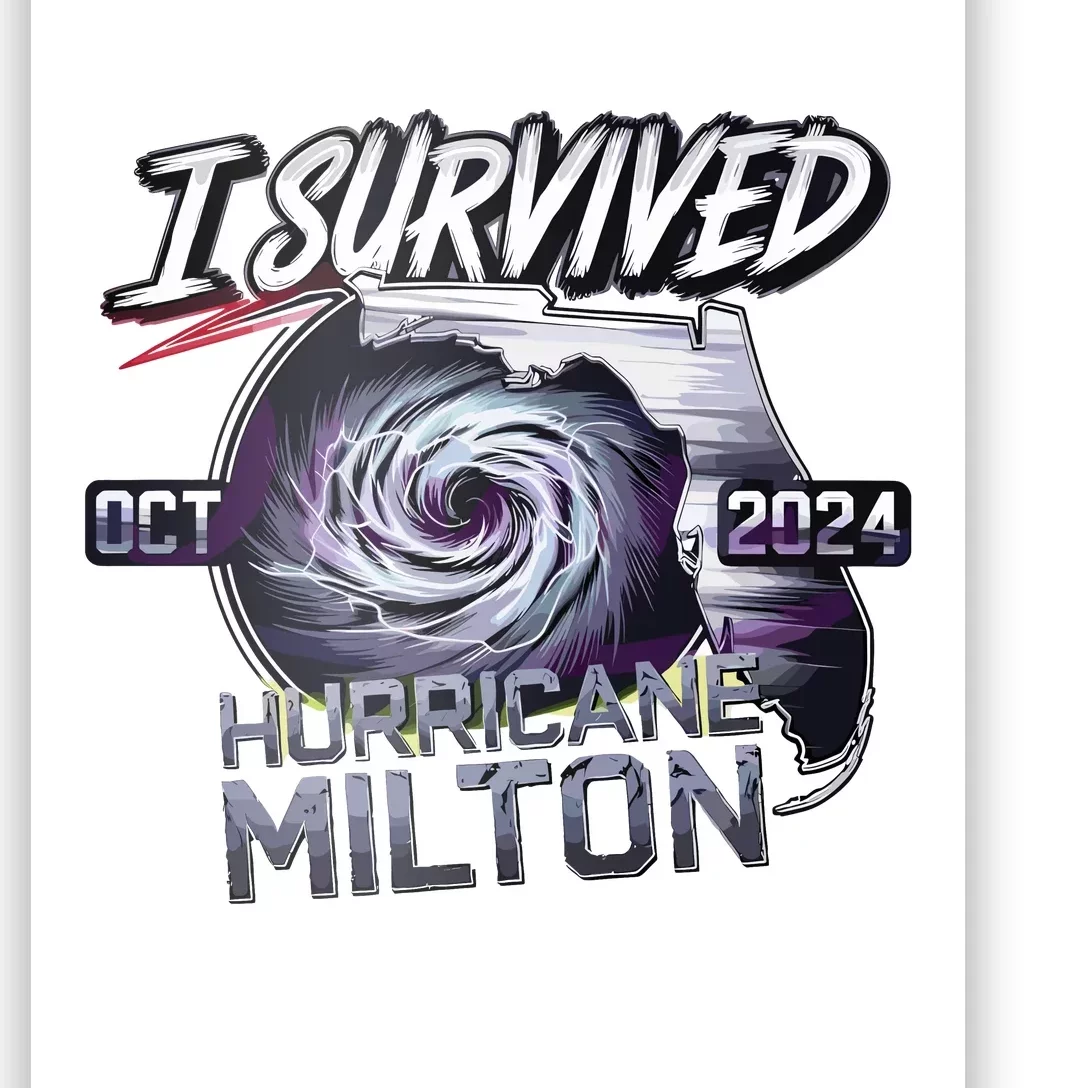 I Survived Hurricane Milton 2024 Poster