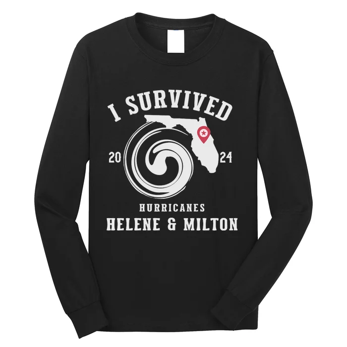 I Survived Hurricane Milton 2024 Long Sleeve Shirt