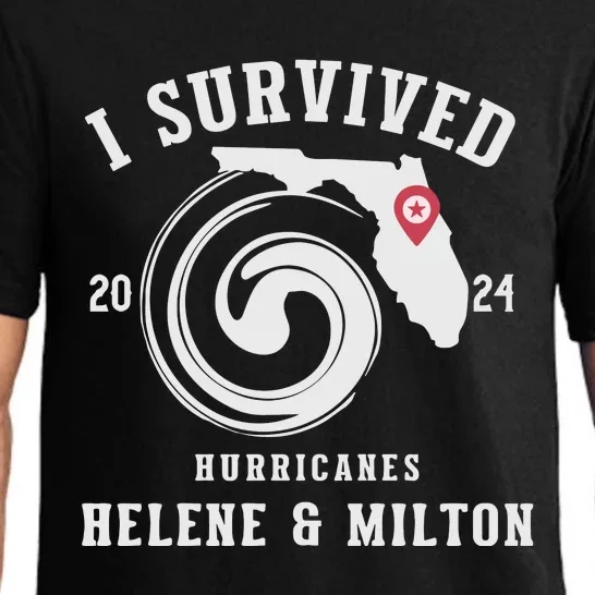 I Survived Hurricane Milton 2024 Pajama Set