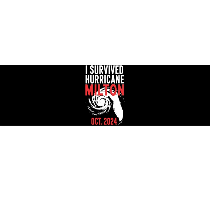 I Survived Hurricane Milton 2024 Bumper Sticker