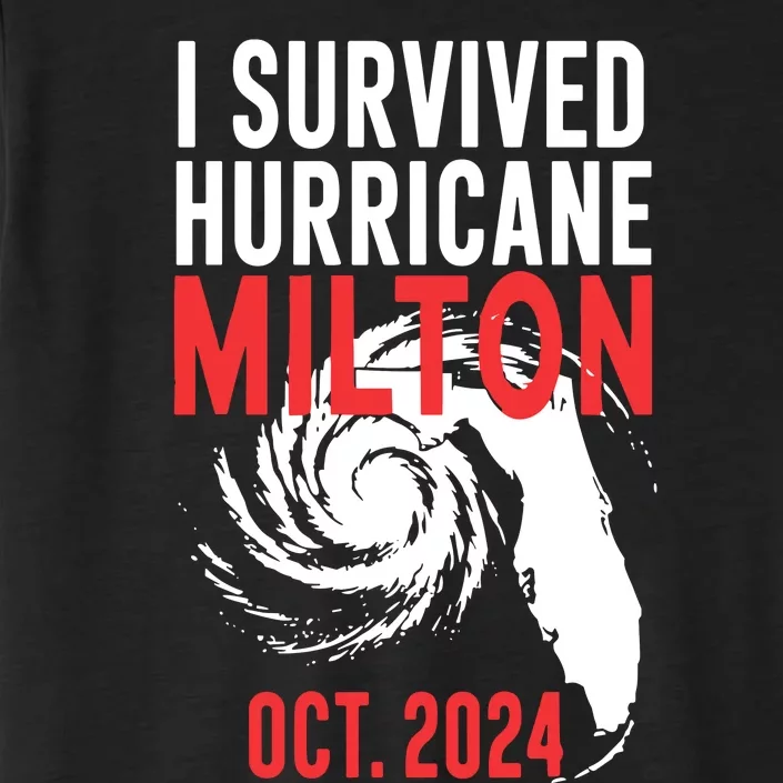 I Survived Hurricane Milton 2024 ChromaSoft Performance T-Shirt