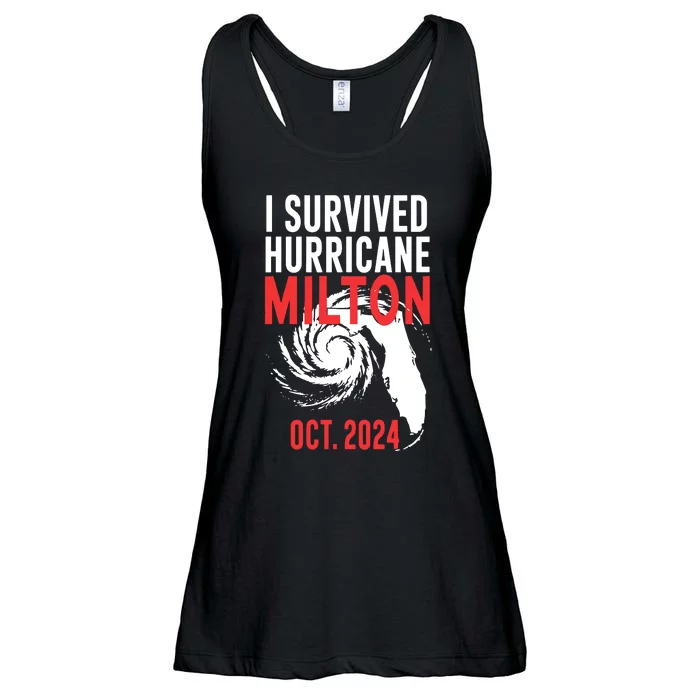 I Survived Hurricane Milton 2024 Ladies Essential Flowy Tank