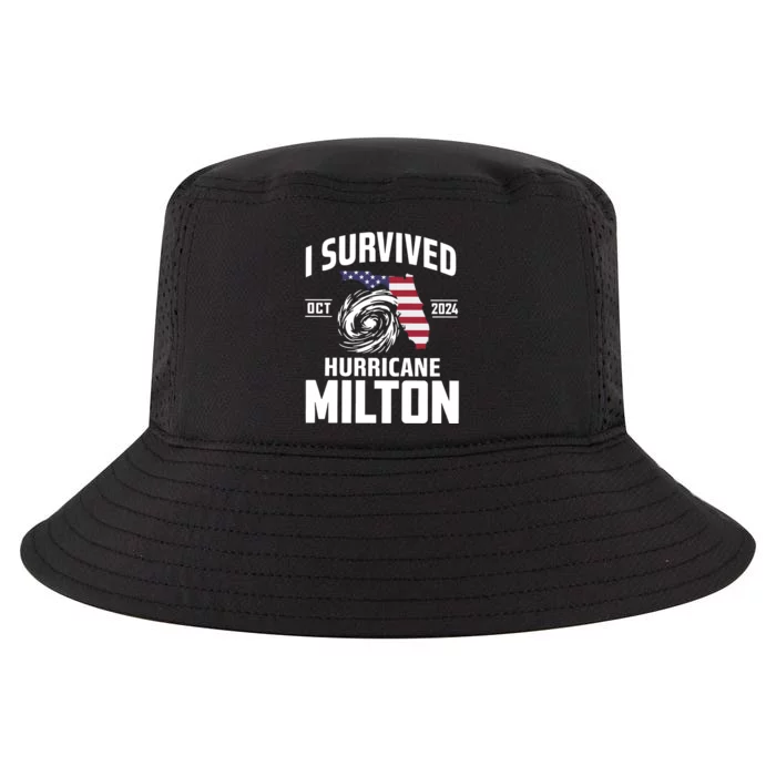 I Survived Hurricane Milton 2024 Cool Comfort Performance Bucket Hat