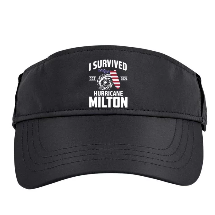 I Survived Hurricane Milton 2024 Adult Drive Performance Visor