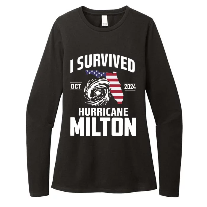 I Survived Hurricane Milton 2024 Womens CVC Long Sleeve Shirt