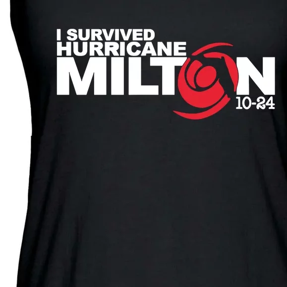 I Survived Hurricane Milton October 2024 Ladies Essential Flowy Tank