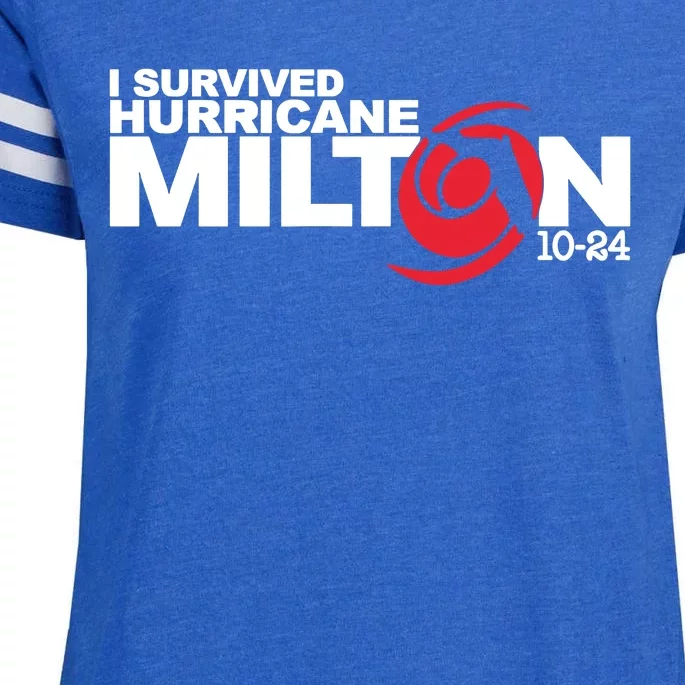 I Survived Hurricane Milton October 2024 Enza Ladies Jersey Football T-Shirt