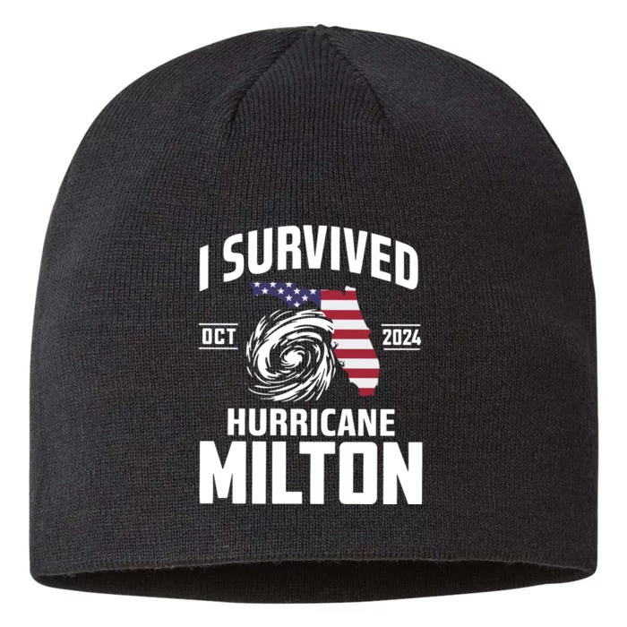 I Survived Hurricane Milton 8 1/2in Sustainable Knit Beanie