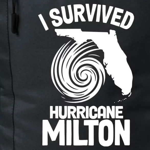 I Survived Hurricane Milton Florida Strong Daily Commute Backpack