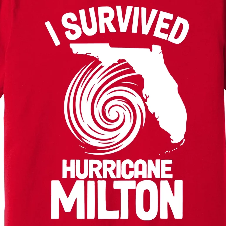 I Survived Hurricane Milton Florida Strong Premium T-Shirt