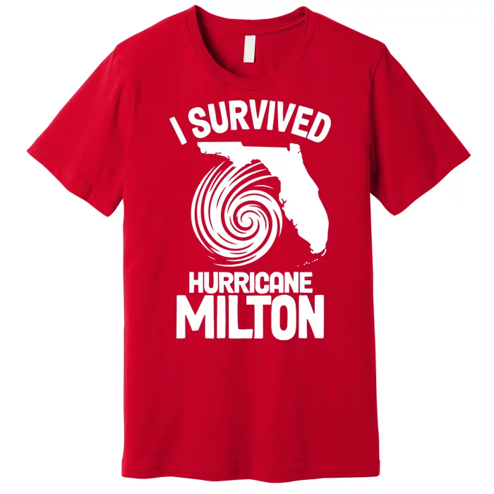 I Survived Hurricane Milton Florida Strong Premium T-Shirt