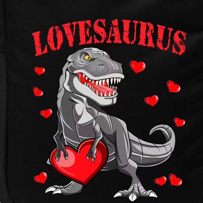 I Steal Hearts Loveasaurus Tmeaningful Giftrex Dinosaur Valentines Day Gift Impact Tech Backpack