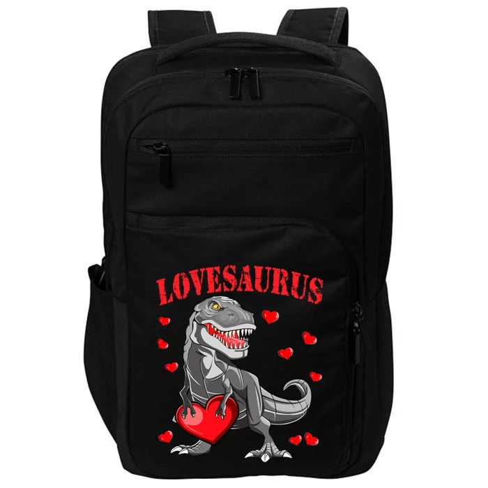 I Steal Hearts Loveasaurus Tmeaningful Giftrex Dinosaur Valentines Day Gift Impact Tech Backpack