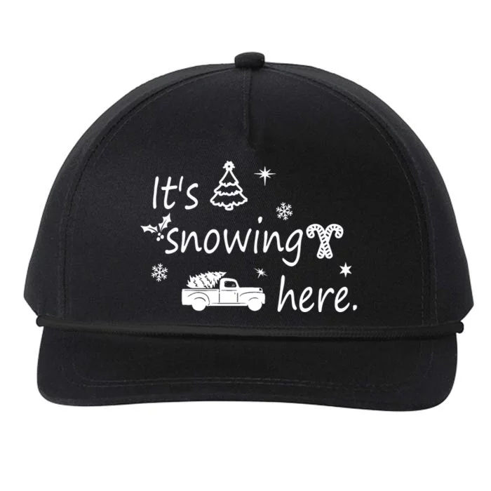 ItS Snowing Here. Snapback Five-Panel Rope Hat