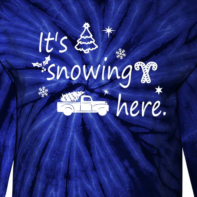 ItS Snowing Here. Tie-Dye Long Sleeve Shirt