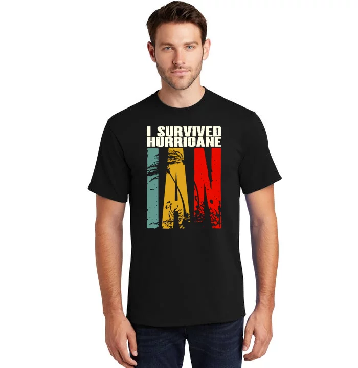 I Survived Hurricane Ian Florida Strong Tall T-Shirt