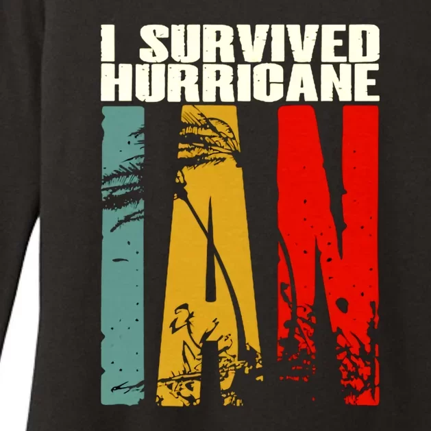 I Survived Hurricane Ian Florida Strong Womens CVC Long Sleeve Shirt